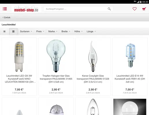 moebel-shop.de android App screenshot 1